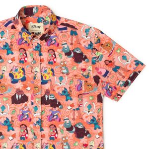 Disney's Lilo & Stitch "Ohana Means Family" – KUNUFLEX Short Sleeve Shirt