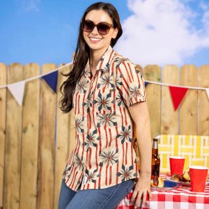 Liberty in Bloom – Women's KUNUFLEX Short Sleeve Shirt