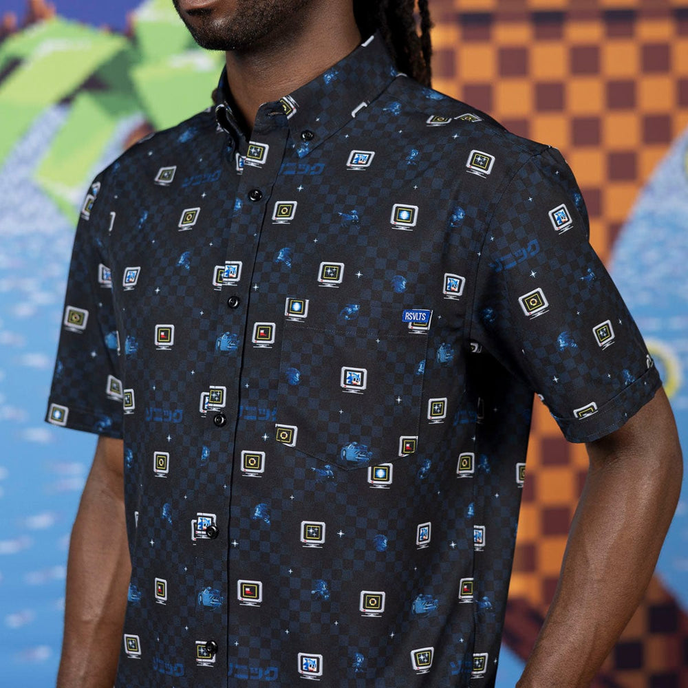 Sonic the Hedgehog "Power-Up" – KUNUFLEX Short Sleeve Shirt - Image 4