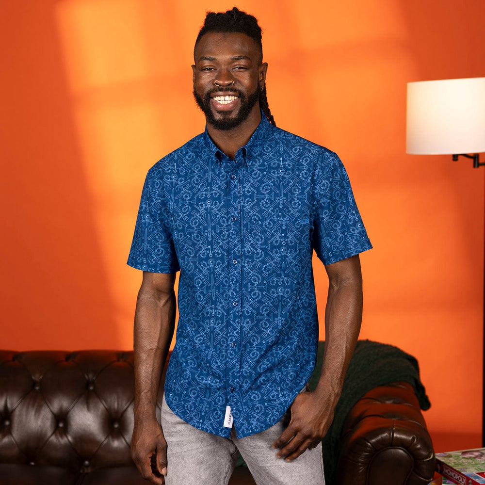 Clue "Choose Your Weapon" – KUNUFLEX Short Sleeve Shirt - Image 2