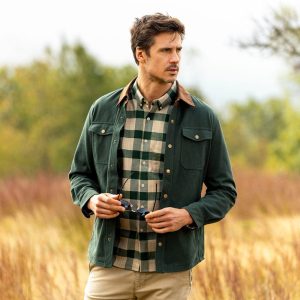 Heavy-Duty Shirt Jacket "Hunter Green" – RSVLTS Reserve