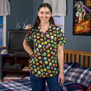 Disney and Pixar Toy Story "Cosmic Costumes" – Women's KUNUFLEX Short Sleeve Shirt
