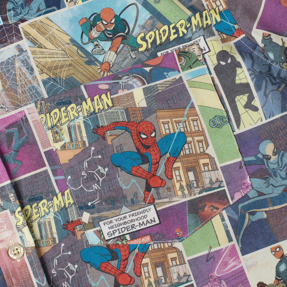 Your Friendly Neighborhood Spider-Man "In the Swing of Things" – KUNUFLEX Short Sleeve Shirt - Image 3