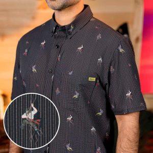Shiver Me Timbers – Stretch Seersucker Short Sleeve Shirt
