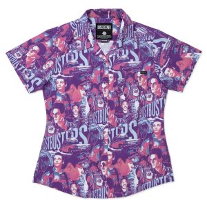 Ghostbusters "The Art of Bustin' Ghosts" – Women's KUNUFLEX Short Sleeve Shirt