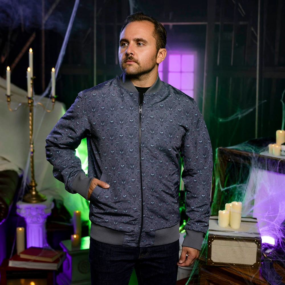 Disney's Haunted Mansion "Welcome Foolish Mortals (East)" – Reversible Bomber Jacket - Image 4