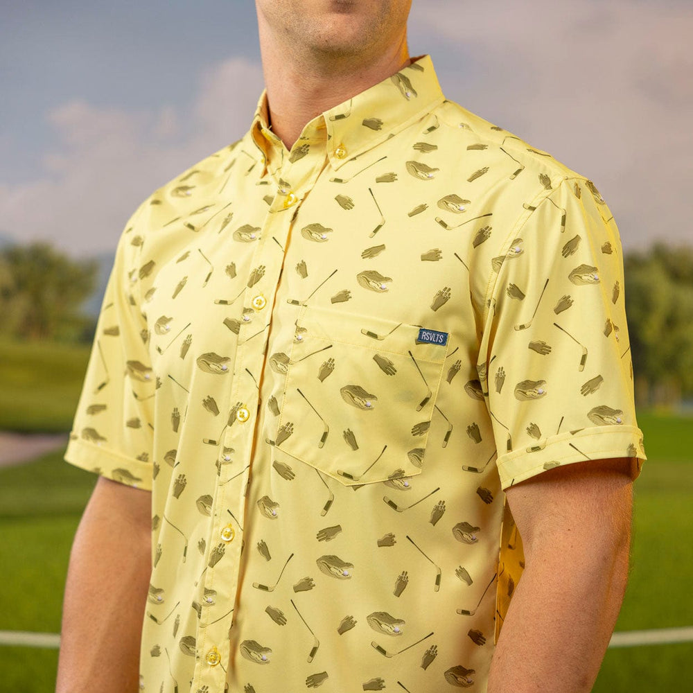Happy Gilmore "Play for Chubbs" – KUNUFLEX Short Sleeve Shirt - Image 4