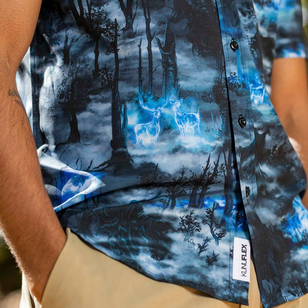 Harry Potter "Expecto Patronum" – KUNUFLEX Short Sleeve Shirt - Image 6