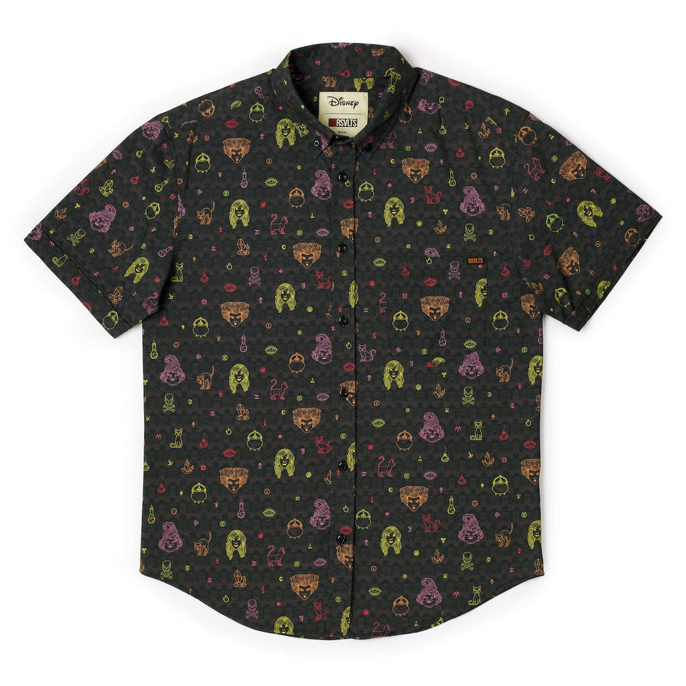 Hocus Pocus "This Spells Trouble" – KUNUFLEX Short Sleeve Shirt - Image 3