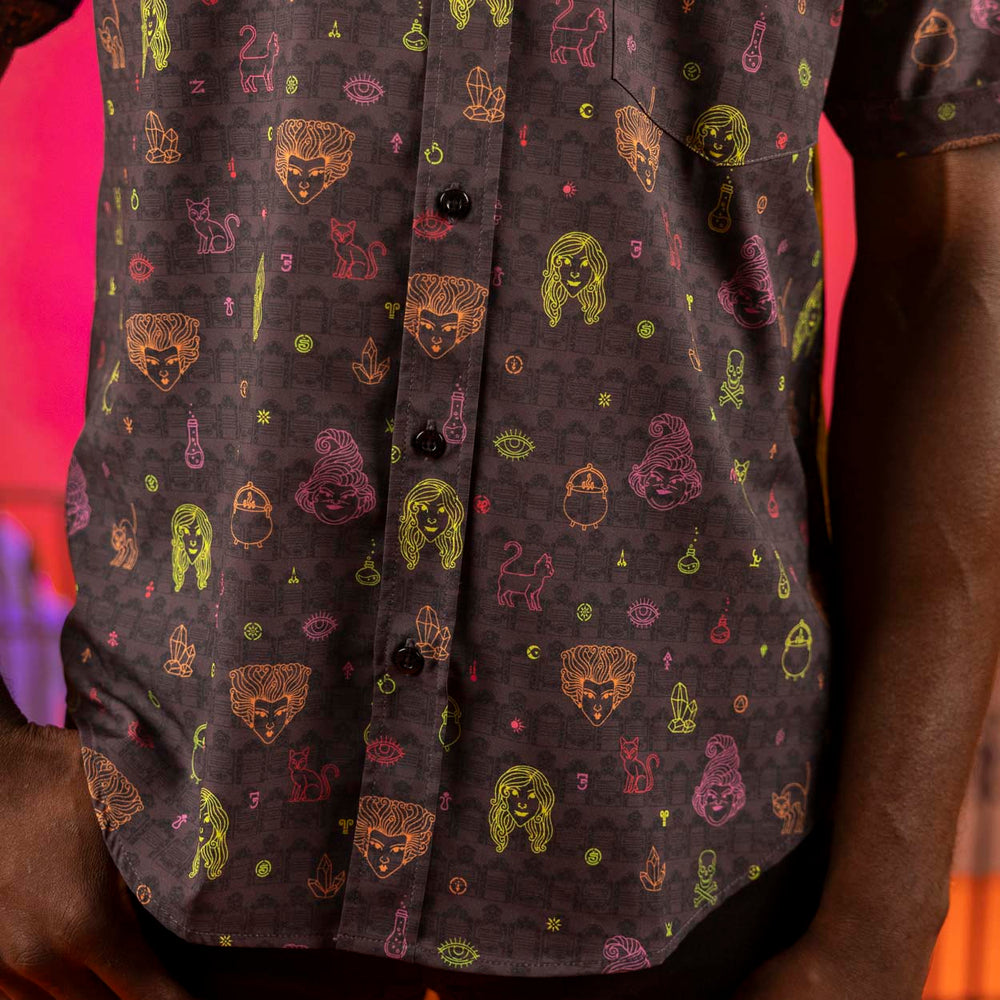 Hocus Pocus "This Spells Trouble" – KUNUFLEX Short Sleeve Shirt - Image 6