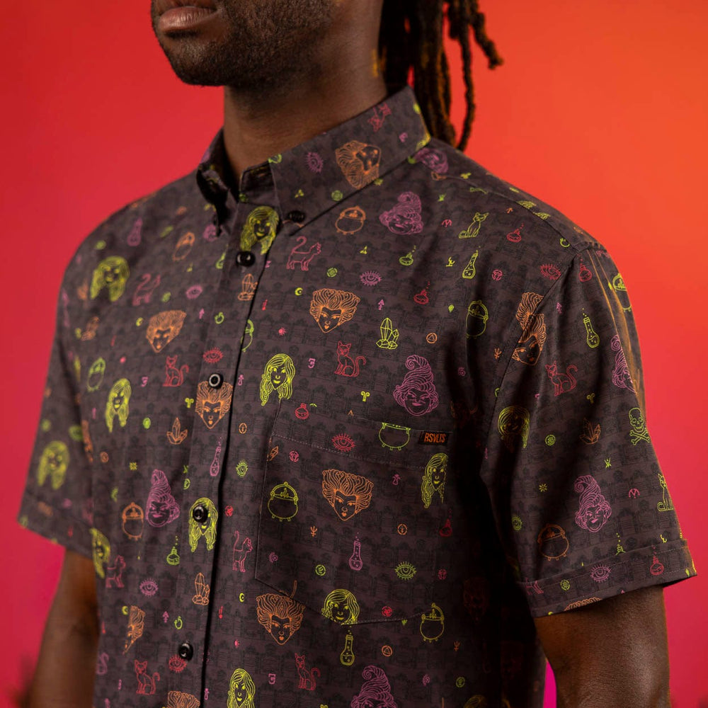 Hocus Pocus "This Spells Trouble" – KUNUFLEX Short Sleeve Shirt - Image 4