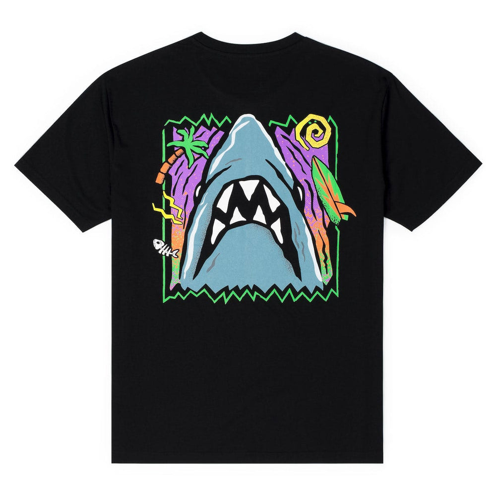 Jaws "Sun. Surf. Shark." – Crewneck Tee - Image 3