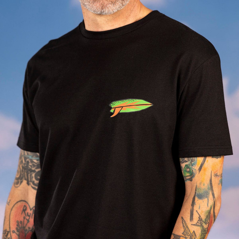 Jaws "Sun. Surf. Shark." – Crewneck Tee - Image 6