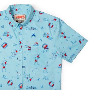 Jaws "Amity Island Welcomes You" – KUNUFLEX Short Sleeve Shirt