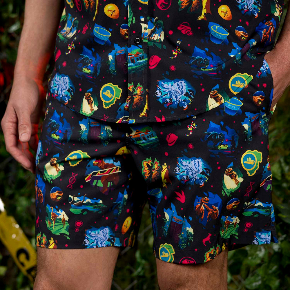 Jurassic Park "Neon ‘93" – Hybrid Shorts - Image 2