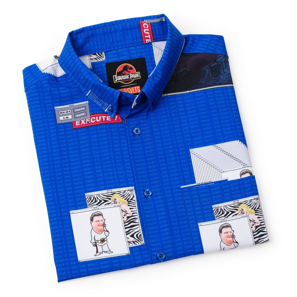 Jurassic Park "The Nedry Code" – KUNUFLEX Short Sleeve Shirt - Image 8