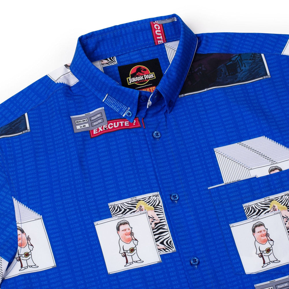 Jurassic Park "The Nedry Code" – KUNUFLEX Short Sleeve Shirt - Image 6