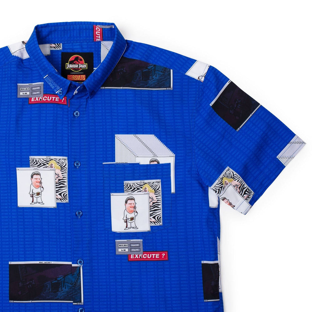 Jurassic Park "The Nedry Code" – KUNUFLEX Short Sleeve Shirt