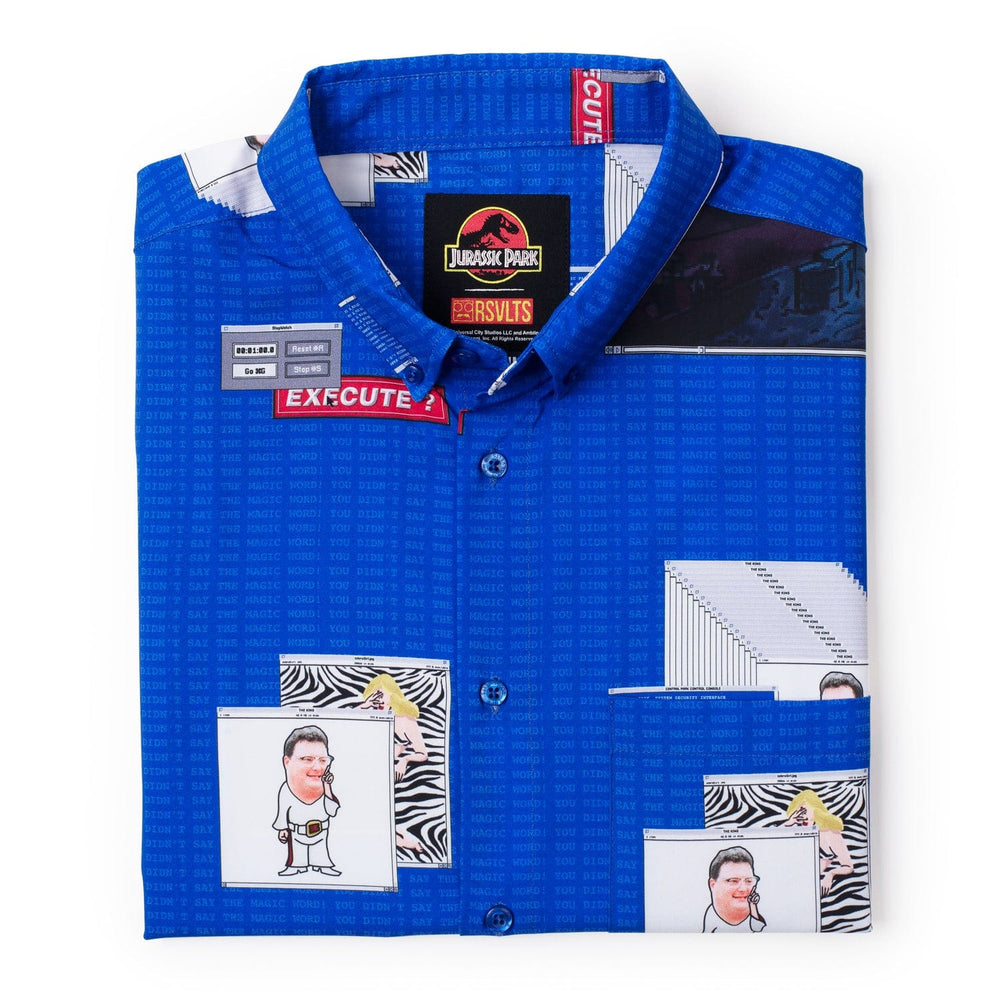 Jurassic Park "The Nedry Code" – KUNUFLEX Short Sleeve Shirt - Image 7