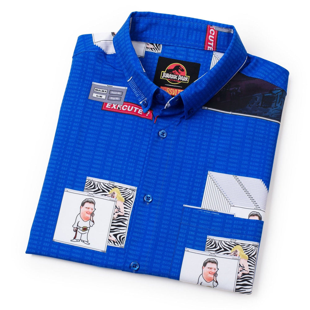 Jurassic Park "The Nedry Code" – KUNUFLEX Short Sleeve Shirt - Image 9