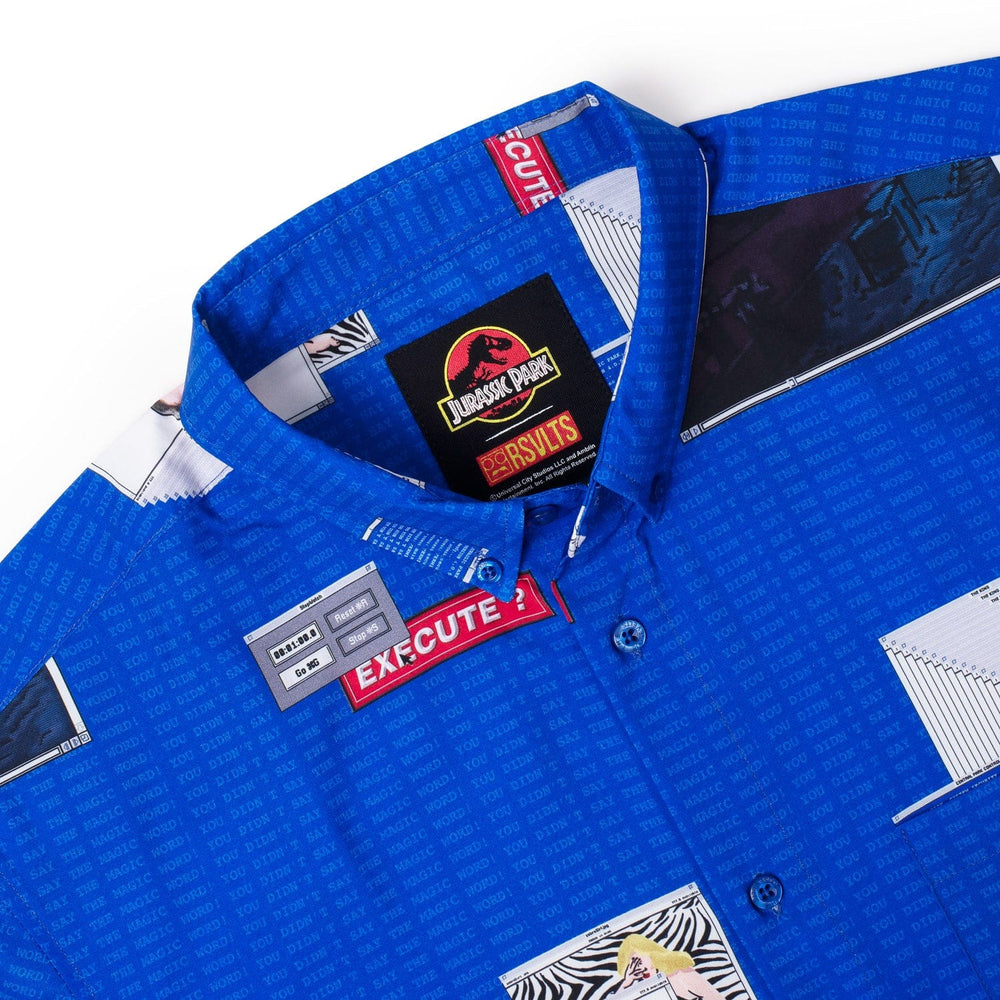Jurassic Park "The Nedry Code" – KUNUFLEX Short Sleeve Shirt - Image 4