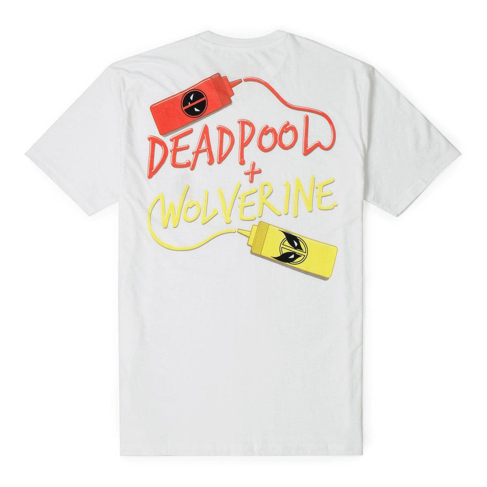 Deadpool & Wolverine "Ketchup and Mustard" – Crewneck Tee - Image 2