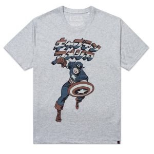 Captain America "Home and Abroad" – Crewneck Tee
