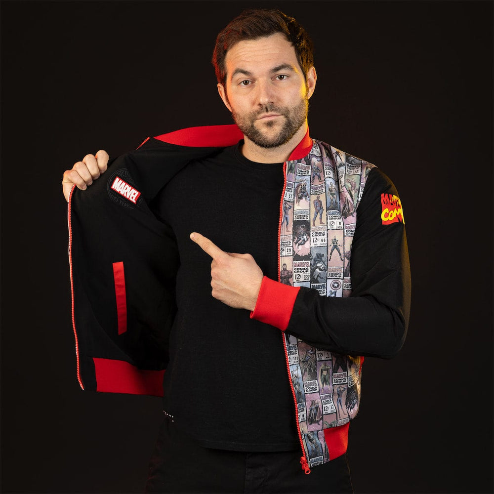 Marvel "Est. 1939" – Reversible Bomber Jacket - Image 8