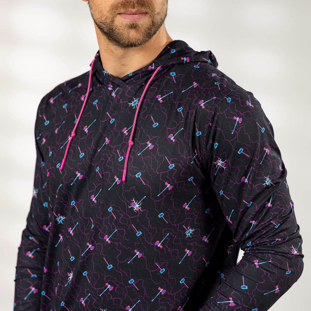 Thor "Mjolnir & Stormbreaker" – Performance Hoodie - Image 4