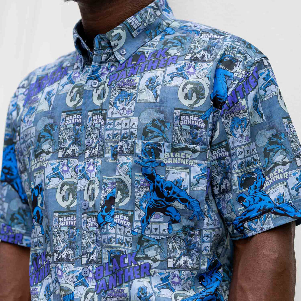 Black Panther "Panther Power" – KUNUFLEX Short Sleeve Shirt - Image 11