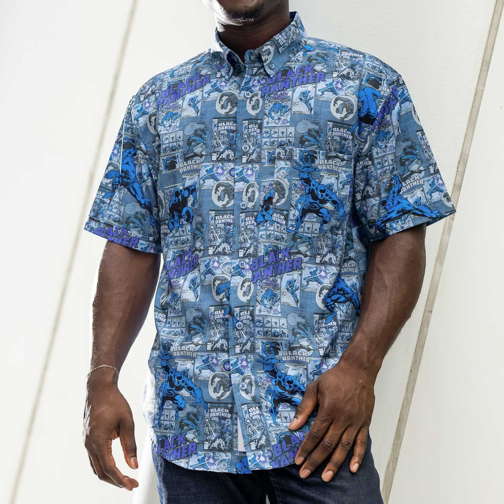 Black Panther "Panther Power" – KUNUFLEX Short Sleeve Shirt - Image 10