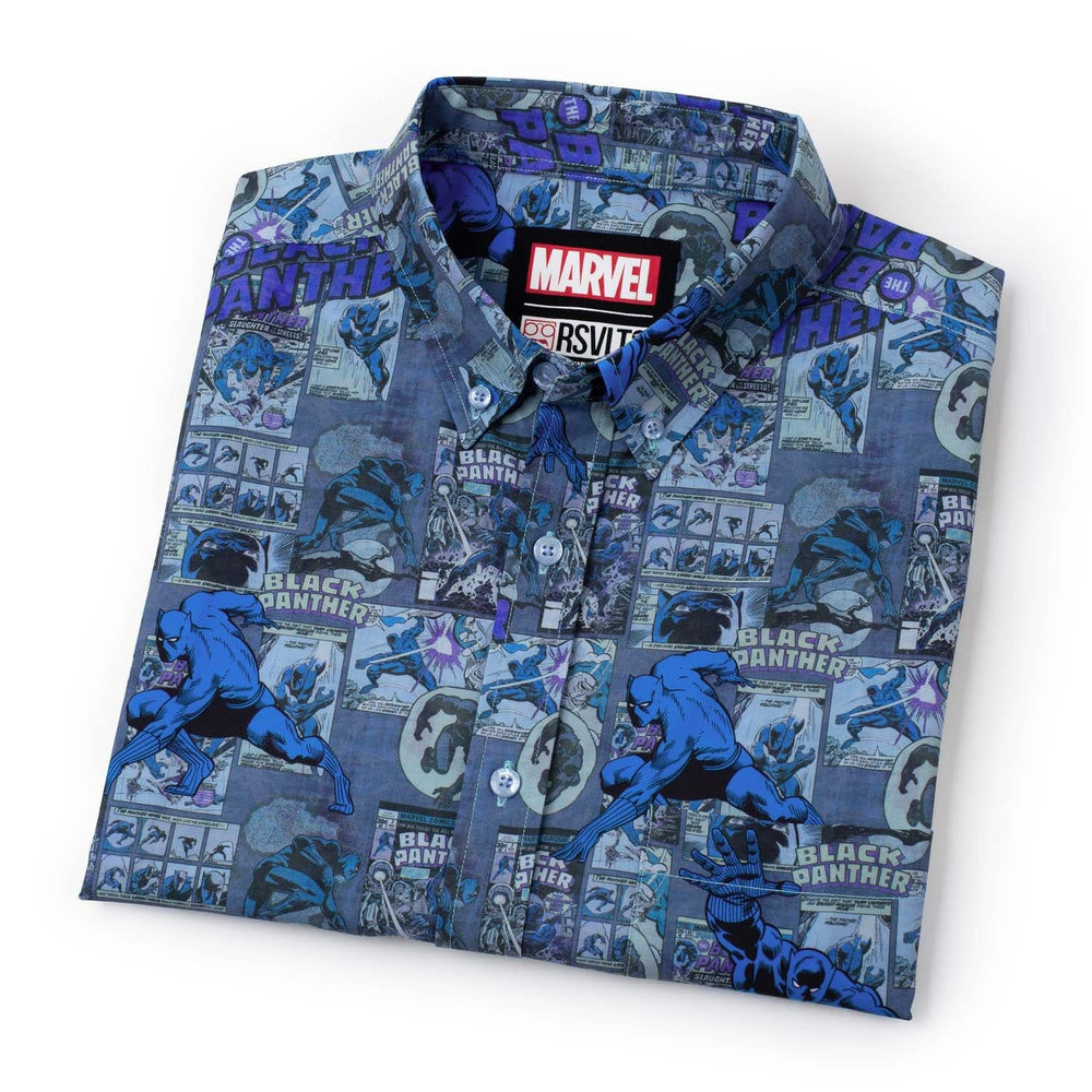 Black Panther "Panther Power" – KUNUFLEX Short Sleeve Shirt - Image 4
