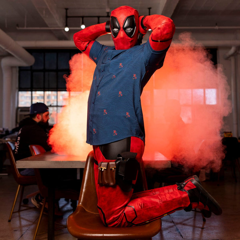 Deadpool "Merc-maid" – KUNUFLEX Short Sleeve Shirt - Image 2