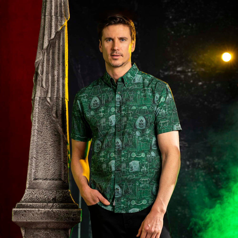 Doctor Doom "Doom-prints" – KUNUFLEX Short Sleeve Shirt - Image 2