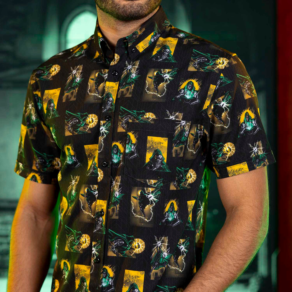 Doctor Doom "Shock Doc" – KUNUFLEX Short Sleeve Shirt - Image 4