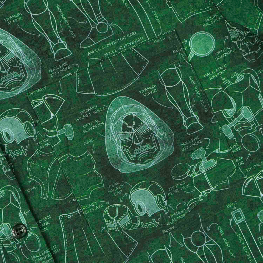 Doctor Doom "Doom-prints" – KUNUFLEX Short Sleeve Shirt - Image 3