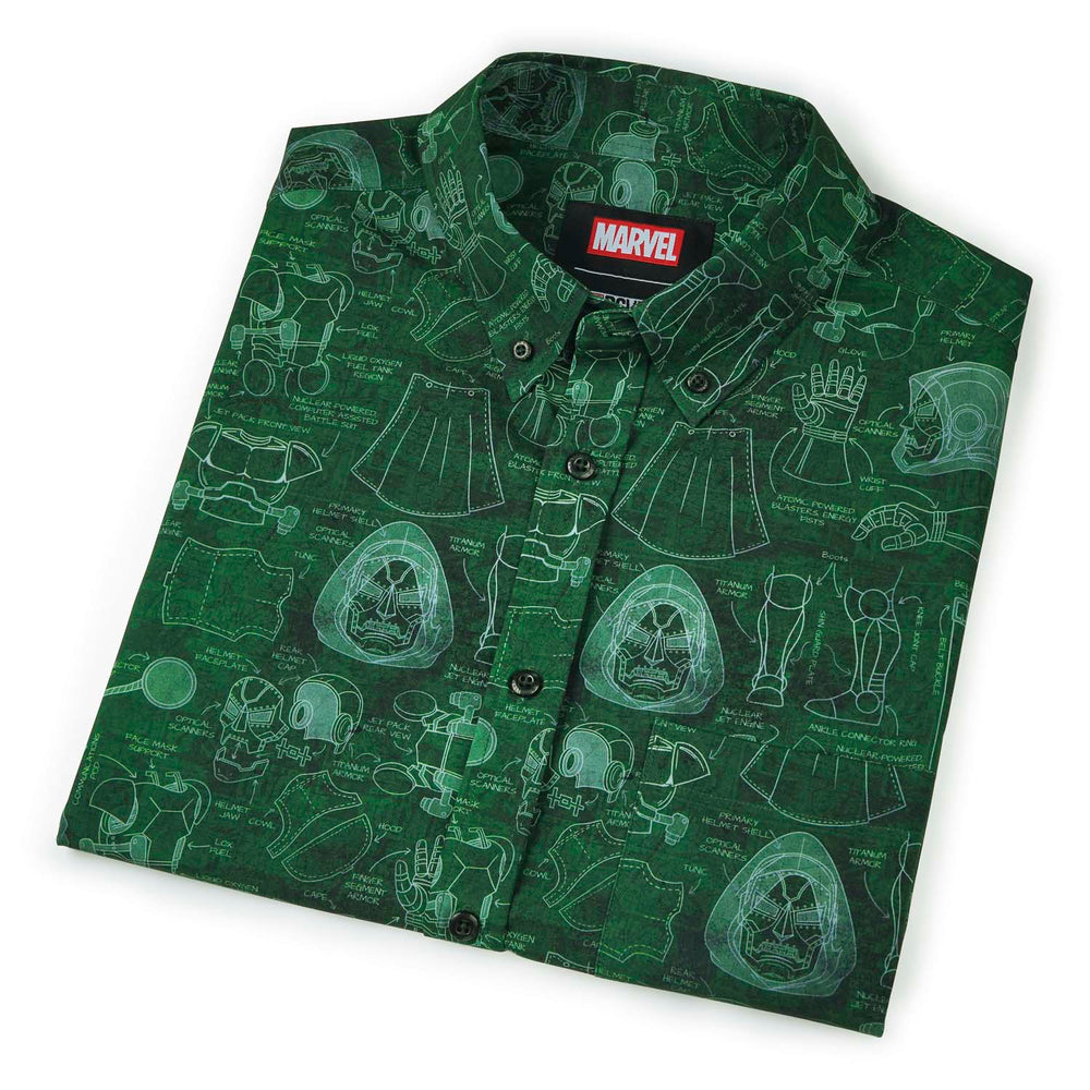 Doctor Doom "Doom-prints" – KUNUFLEX Short Sleeve Shirt - Image 8