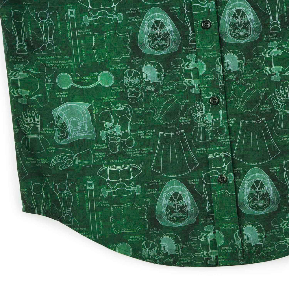 Doctor Doom "Doom-prints" – KUNUFLEX Short Sleeve Shirt - Image 6