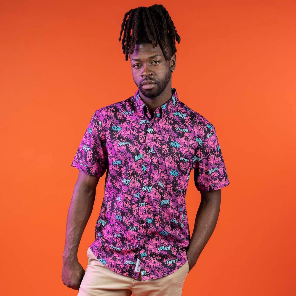 Marvel “Fightin' Words” – KUNUFLEX Short Sleeve Shirt - Image 6