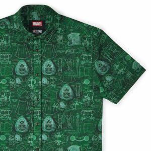 Doctor Doom "Doom-prints" – KUNUFLEX Short Sleeve Shirt