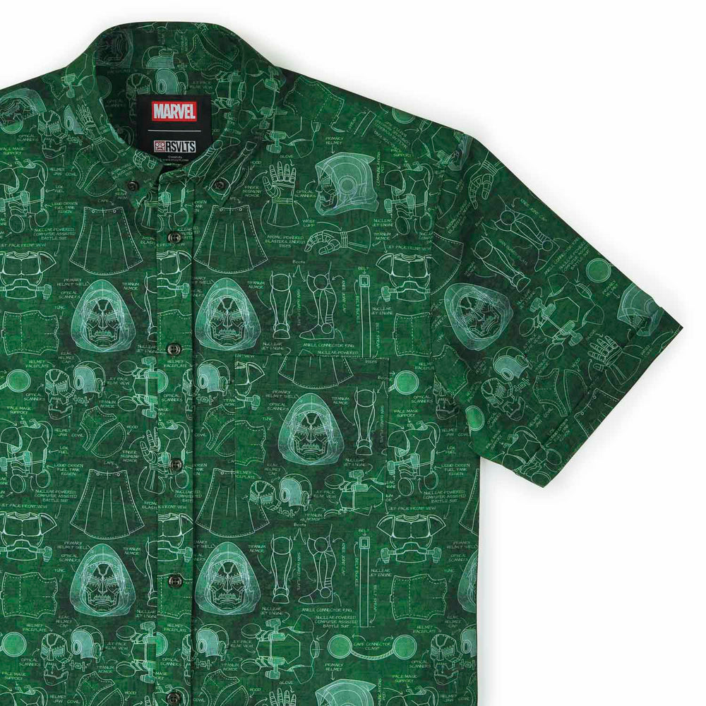 Doctor Doom "Doom-prints" – KUNUFLEX Short Sleeve Shirt