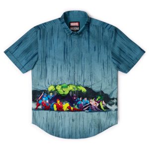 Marvel Secret Wars "HULK SAVE!!!" – KUNUFLEX Short Sleeve Shirt