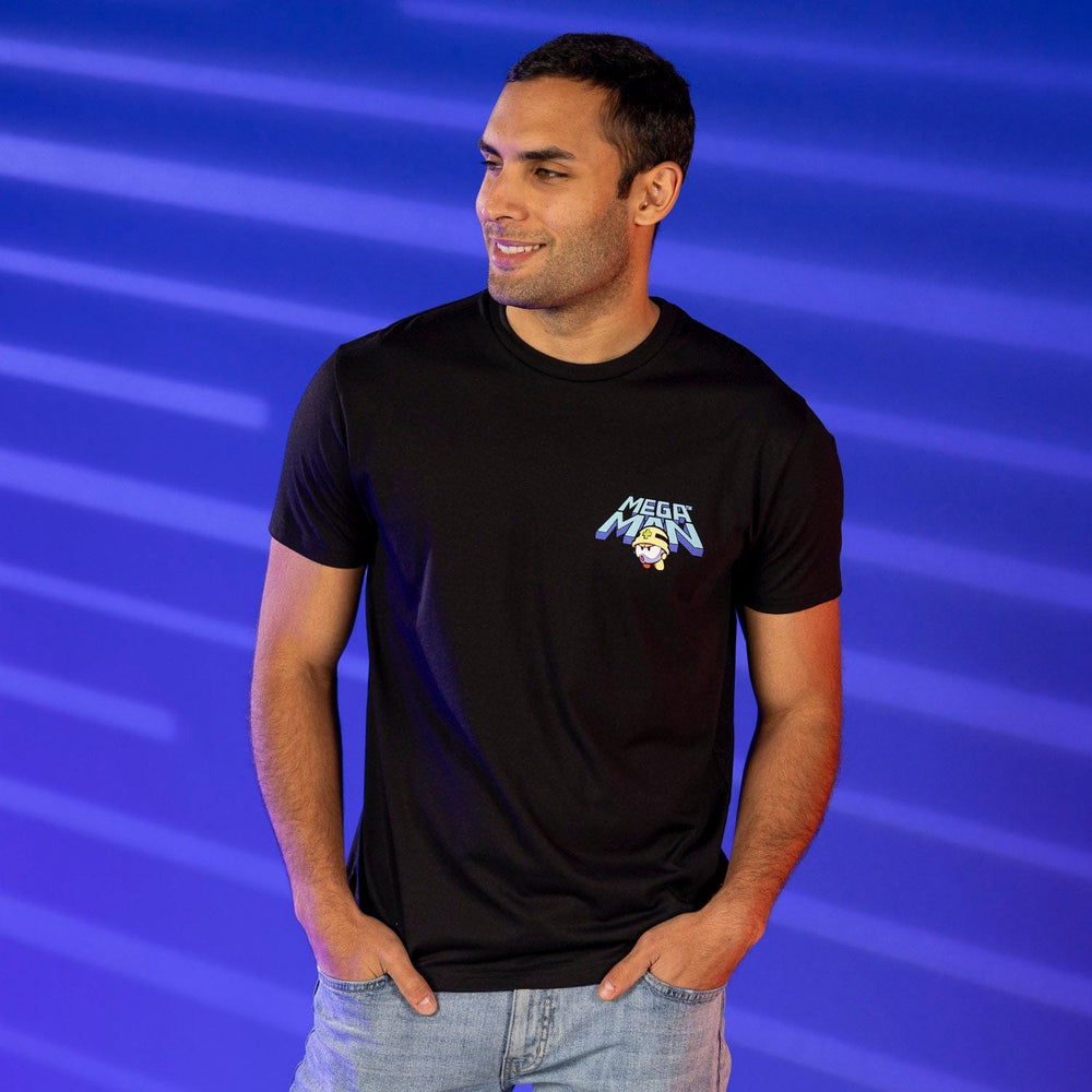 Mega Man "Test of Metall" – Crewneck Tee - Image 2