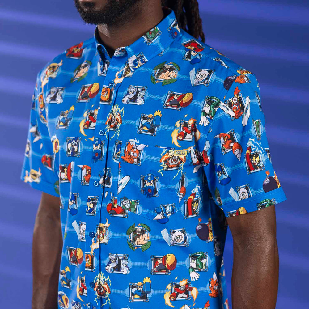 Mega Man "Choose Wily" – KUNUFLEX Short Sleeve Shirt - Image 4