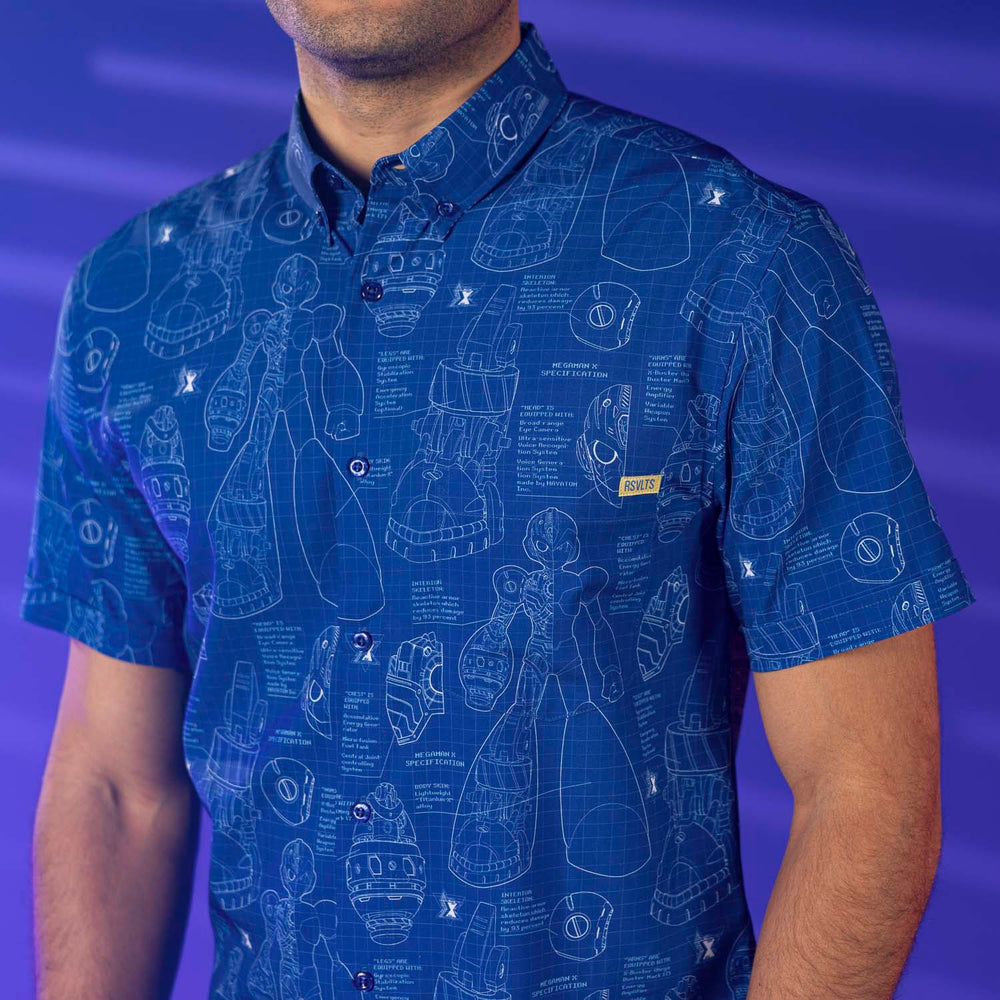 Mega Man "Megamatics X" – KUNUFLEX Short Sleeve Shirt - Image 4