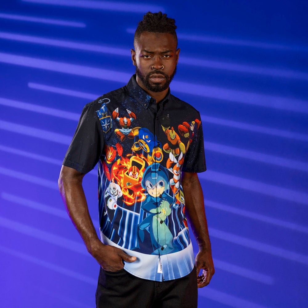 Mega Man "Powered Up" – KUNUFLEX Short Sleeve Shirt - Image 2