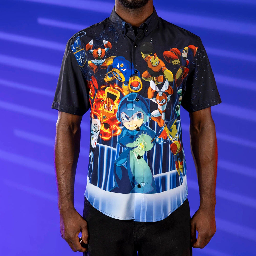 Mega Man "Powered Up" – KUNUFLEX Short Sleeve Shirt - Image 4