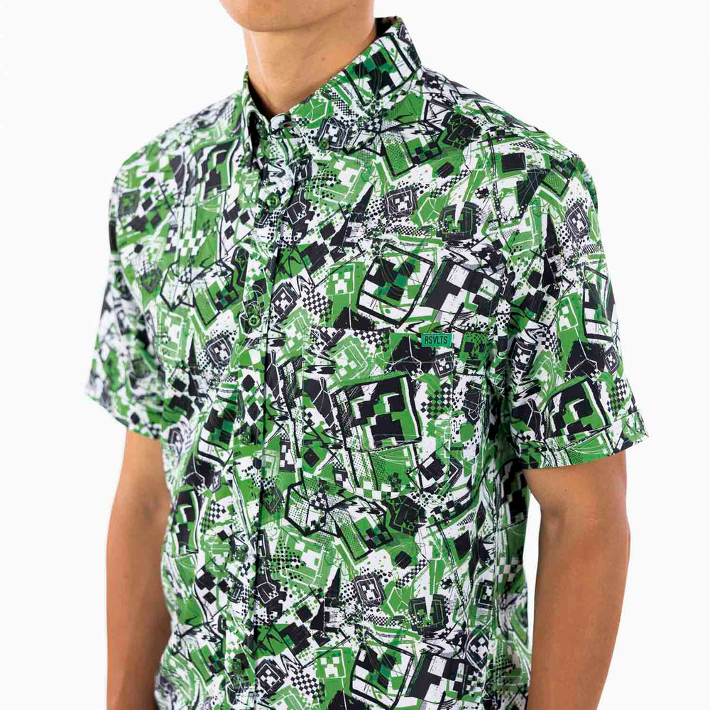 Minecraft "Short Fuse" – KUNUFLEX Short Sleeve Shirt - Image 4