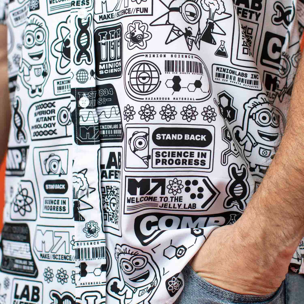 Minions "Zero Days Without Accident" – KUNUFLEX Short Sleeve Shirt - Image 8