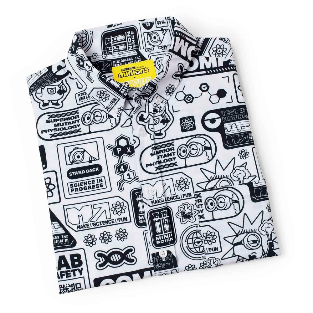 Minions "Zero Days Without Accident" – KUNUFLEX Short Sleeve Shirt - Image 7